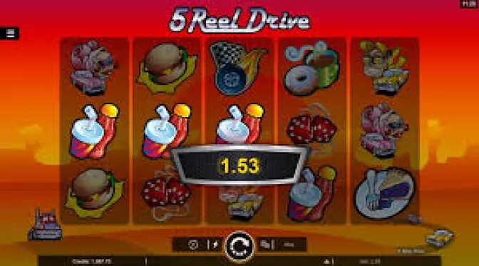 5 Reel Drive online slot - scatters